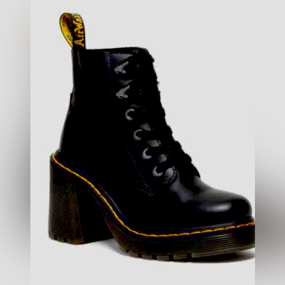 Dr. Martens Jesy platform heel boot.